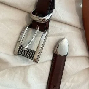 Studio Z leather belt, genuine leather, handcrafted! Studio Z Leather Belt #B0099 | eBay main image 3